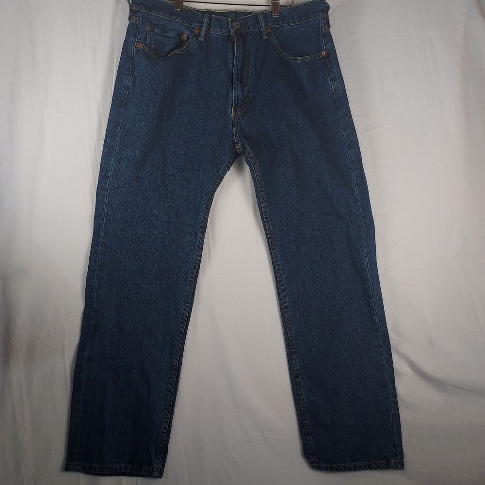 Levi Strauss 505 Regular Fit Jeans Waist 36 Length 30 Men’s Classic Straight